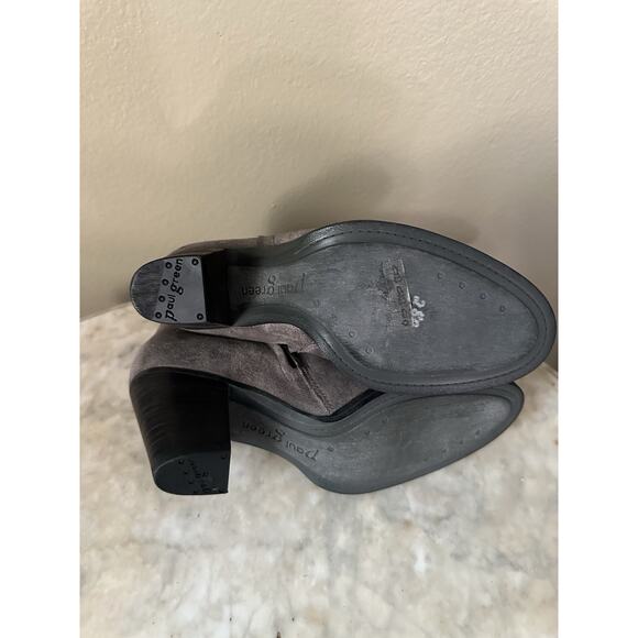 Paul Green NEW US 7, UK 4.5, Women’s Dark Grey Suede Delgado Stacked Heel - Picture 12 of 16